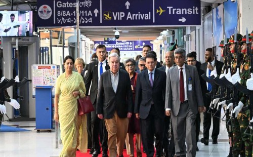 জাতিসংঘ মহাসচিব গুতেরেসের বাংলাদেশ সফর সম্পন্ন