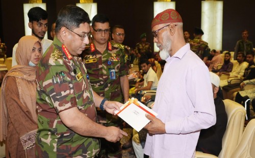 বাংলাদেশ সেনাবাহিনীর আর্থিক সহায়তা: জুলাই গণঅভ্যুত্থানে শহীদ ও আহতদের জন্য