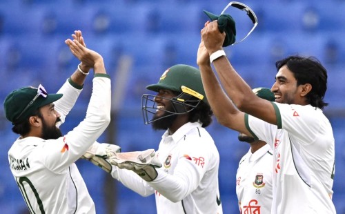 বাংলাদেশের স্পিনারদের দাপটে জিম্বাবুয়ে ২২৭ রানে অলআউট