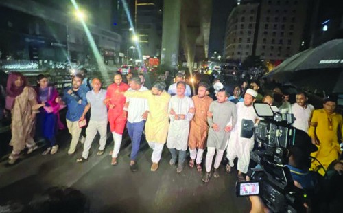 জাতীয় নাগরিক পার্টির (এনসিপি) কার্যালয়ে ককটেল বিস্ফোরণ ও বিক্ষোভ মিছিল