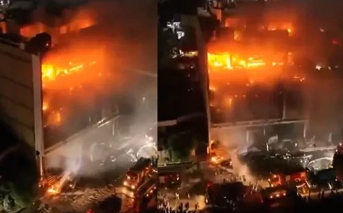 ইরাকে শপিং মলে ভয়াবহ আগুন, নিহত ৬১