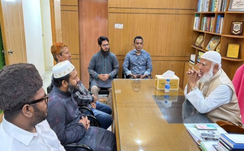 জামায়াত আমীরের সঙ্গে জাতীয় বিপ্লবী পরিষদের বৈঠক | রাজনৈতিক ঐক্যের ডাক।